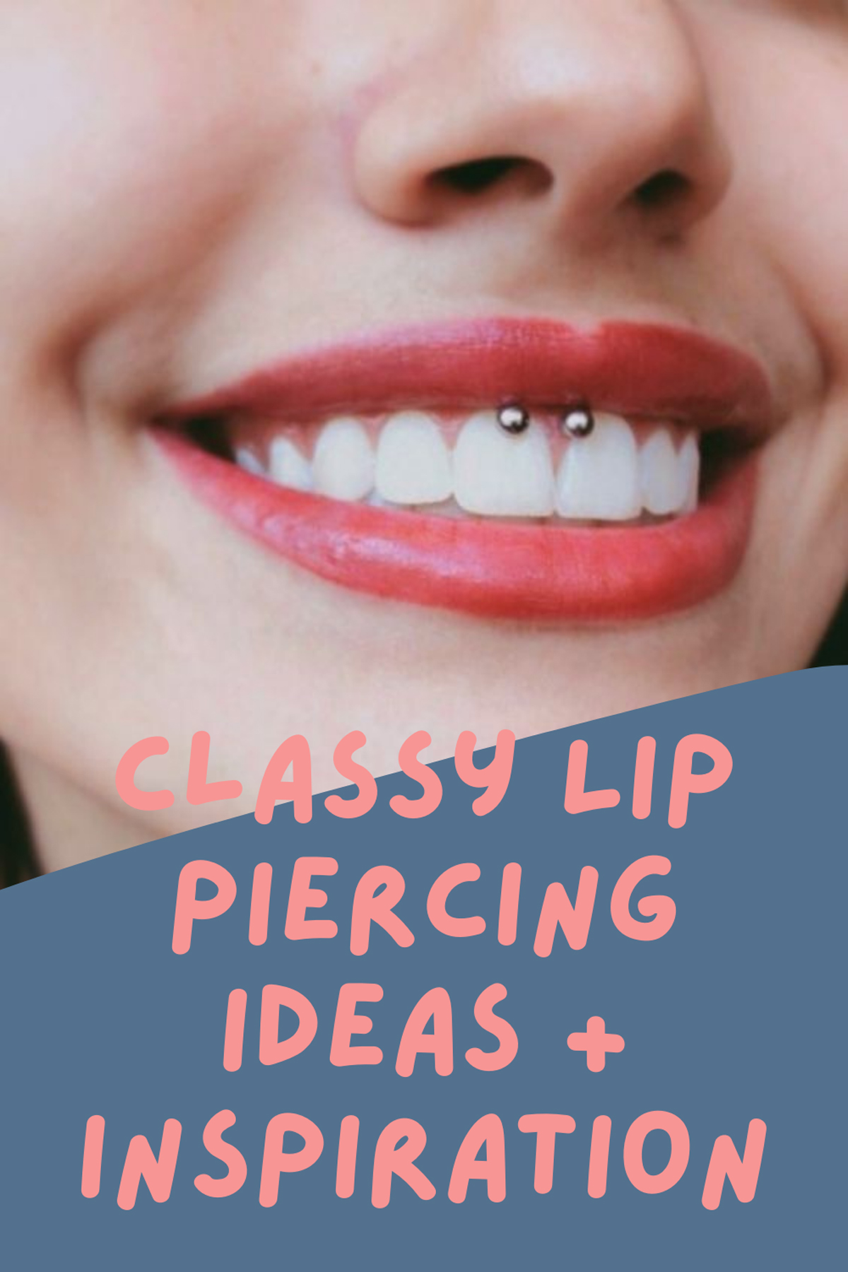 Girl Lip Piercing