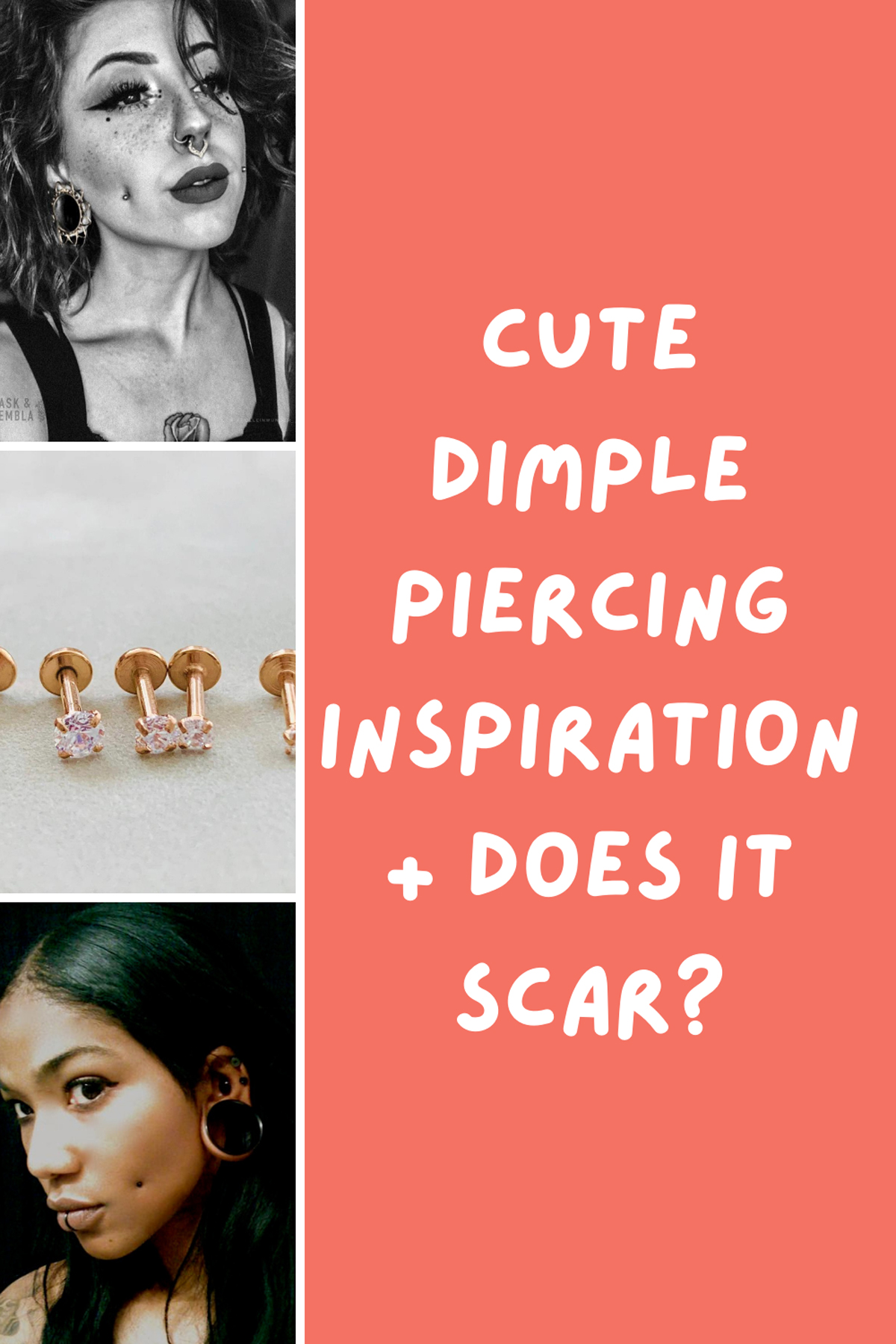 Cute Dimple Piercing Ideas