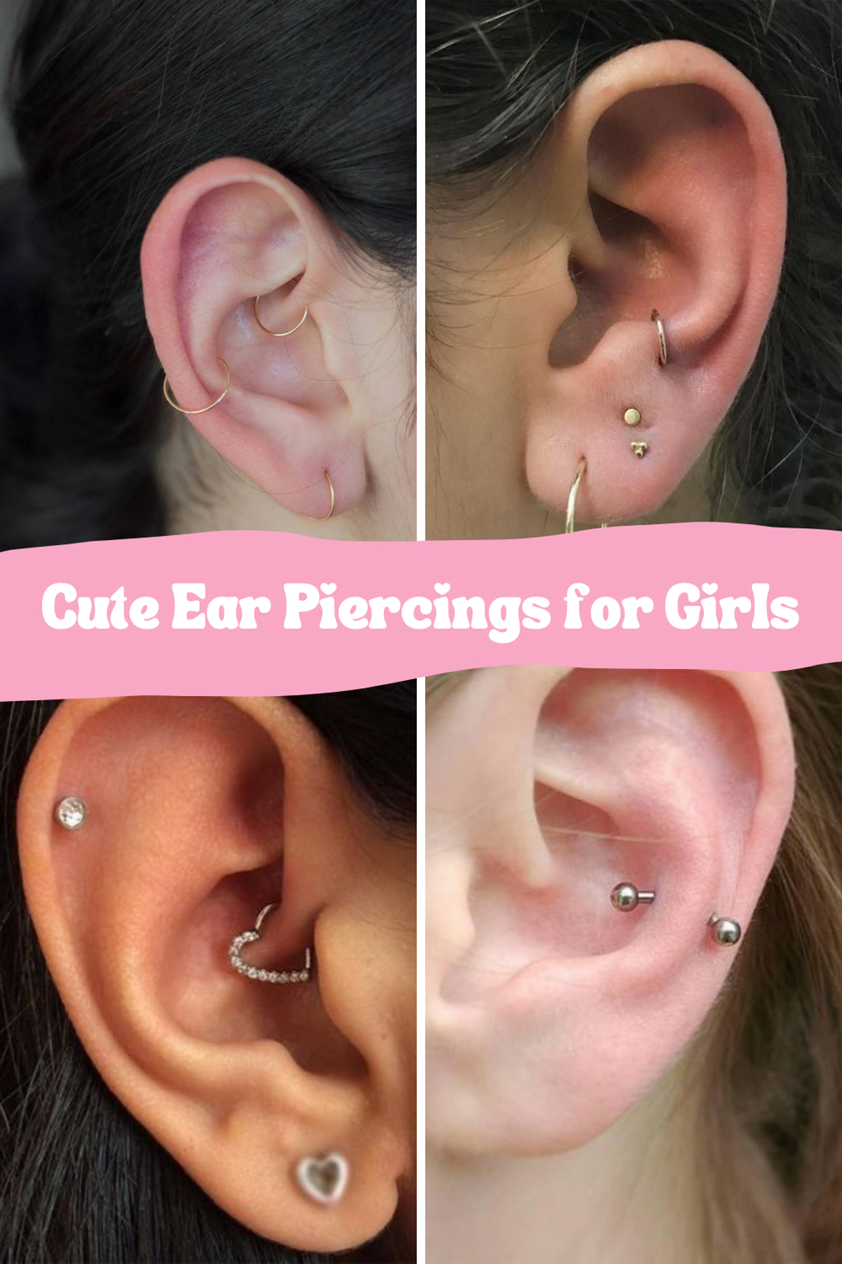Cute Ear Piercings for Girls