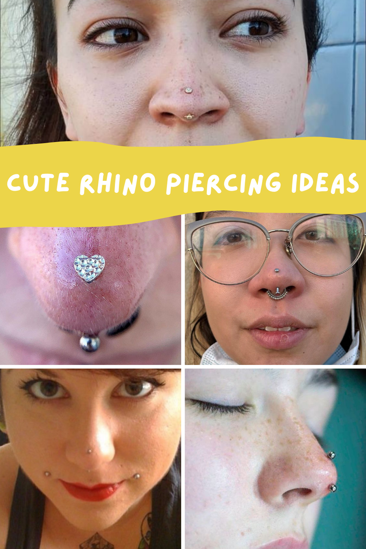 Cute Rhino Piercing