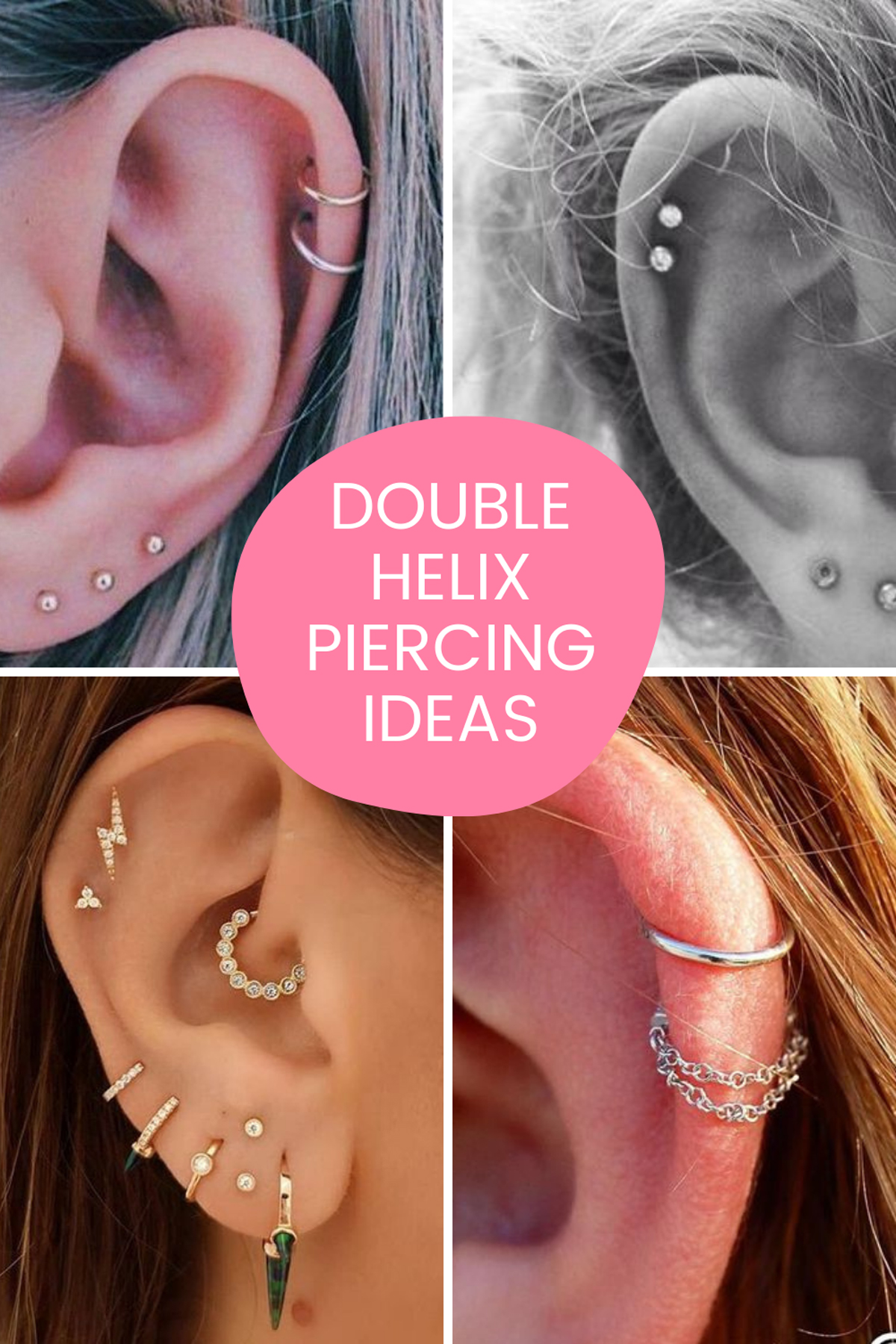 Double Helix Piercing Ideas