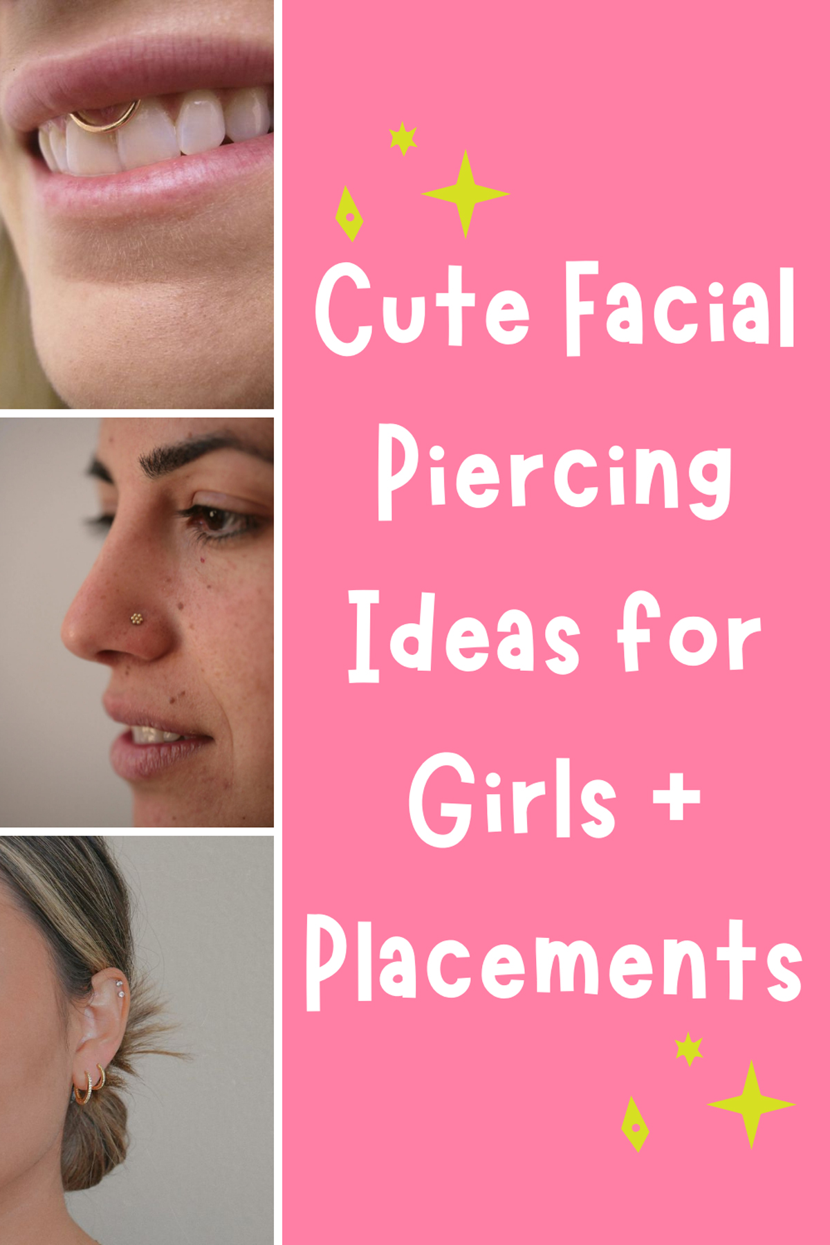 Facial Piercings Ideas for Females