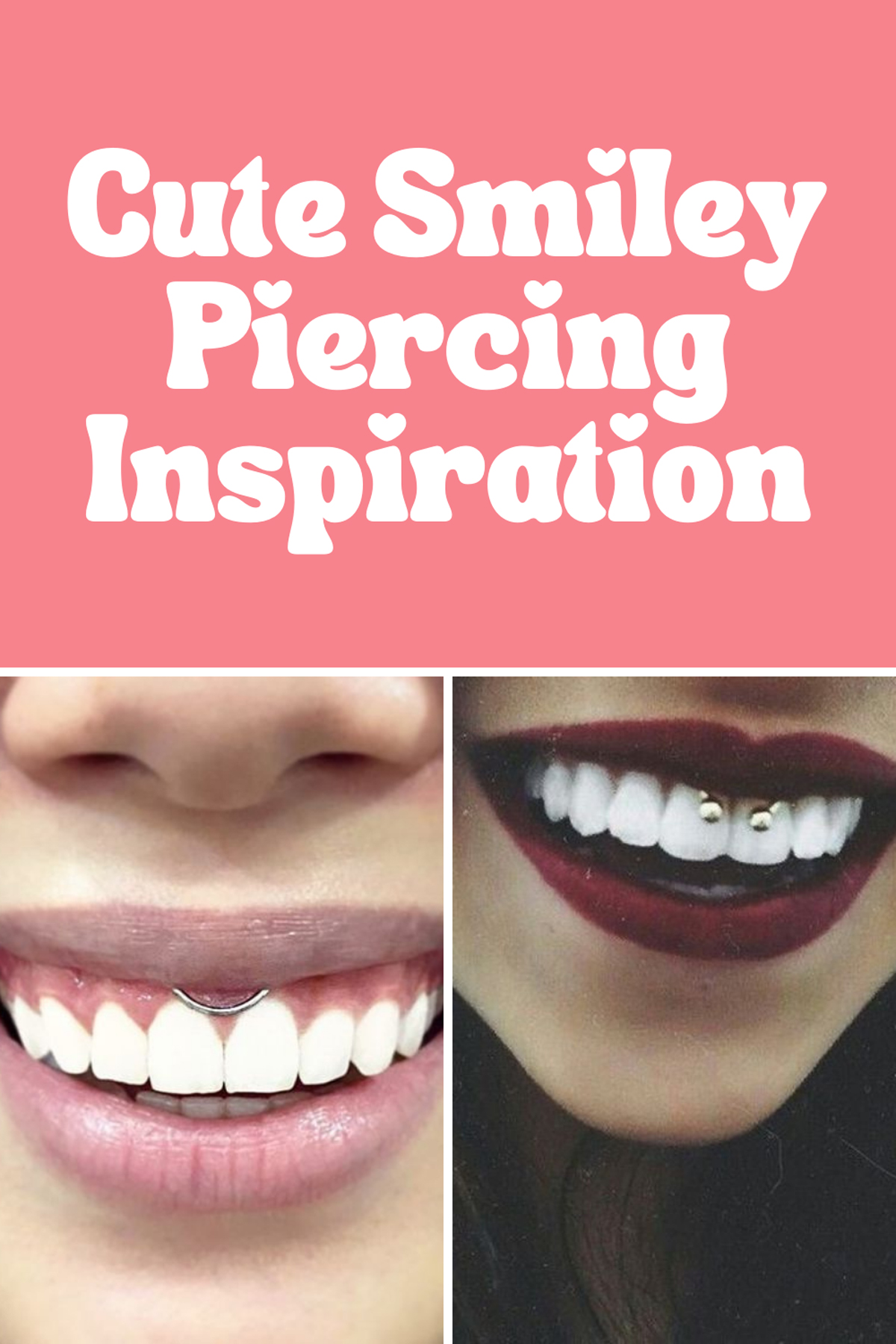 Smiley Piercing Inspiration