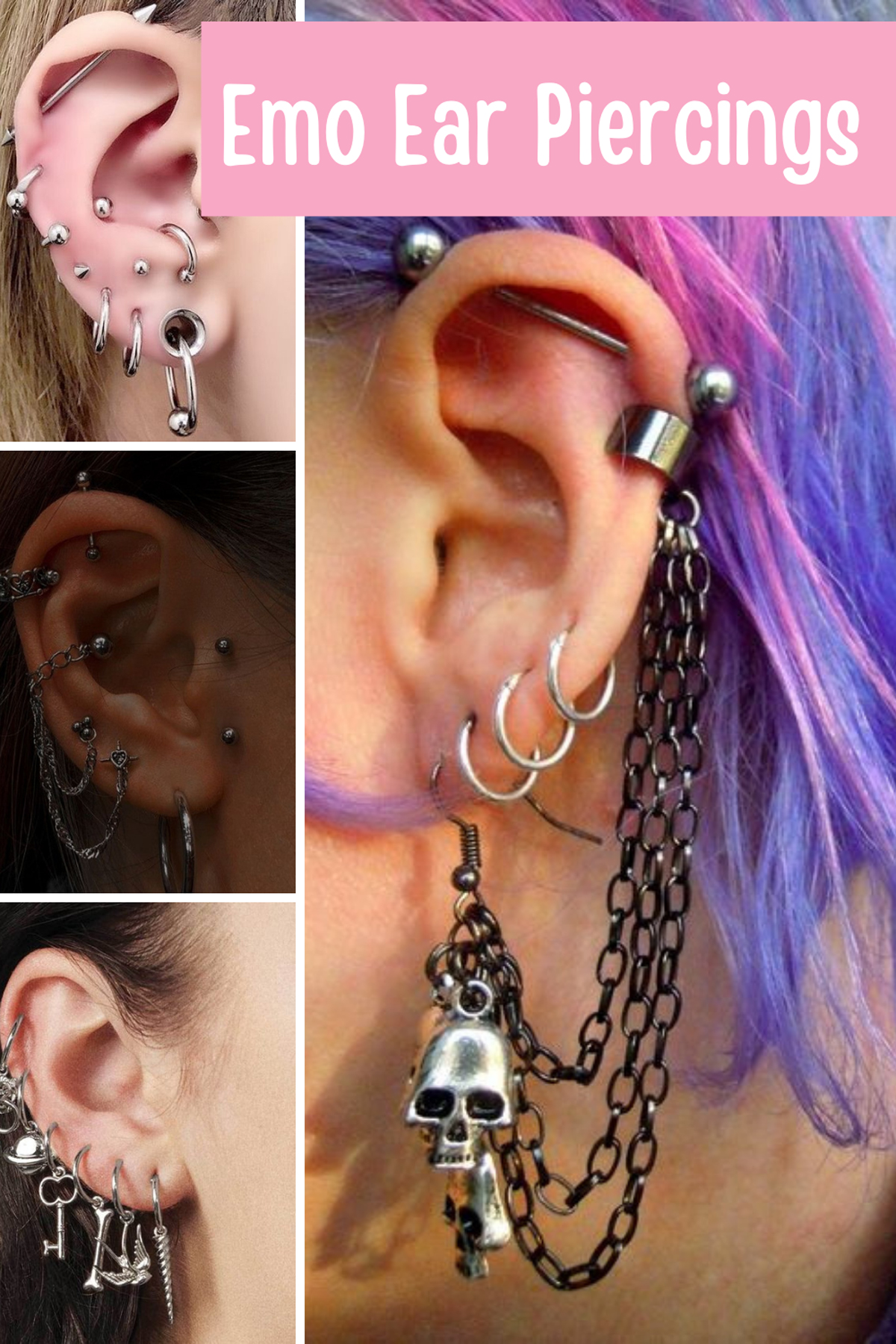 Emo Ear Piercings