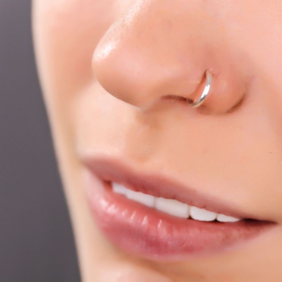 Minimalist Nose Ring Hoop Septum Ring 16G 18G 20G 22G, 59% Off