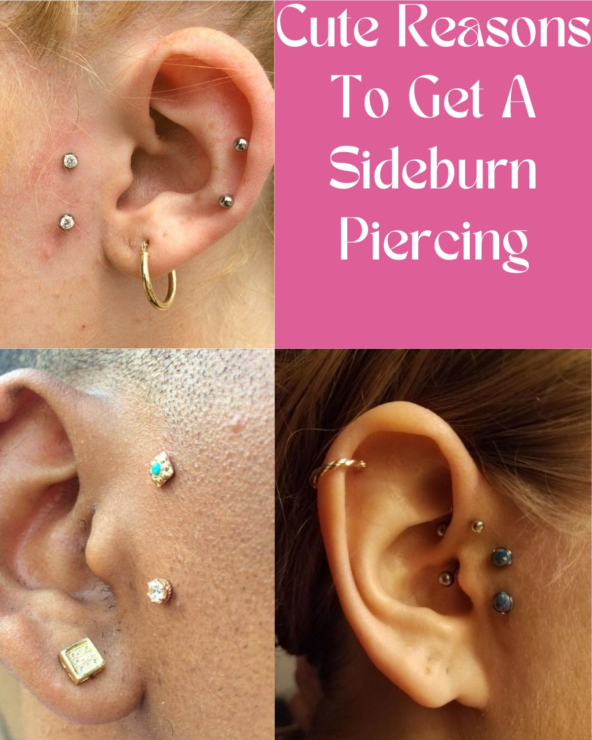 Why you should get a sideburn piercing this year