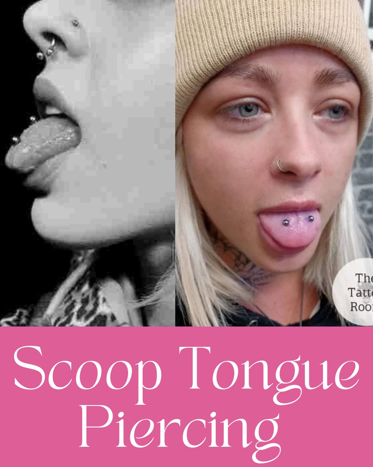 Two Scoop Tongue Piercing Ideas for girls